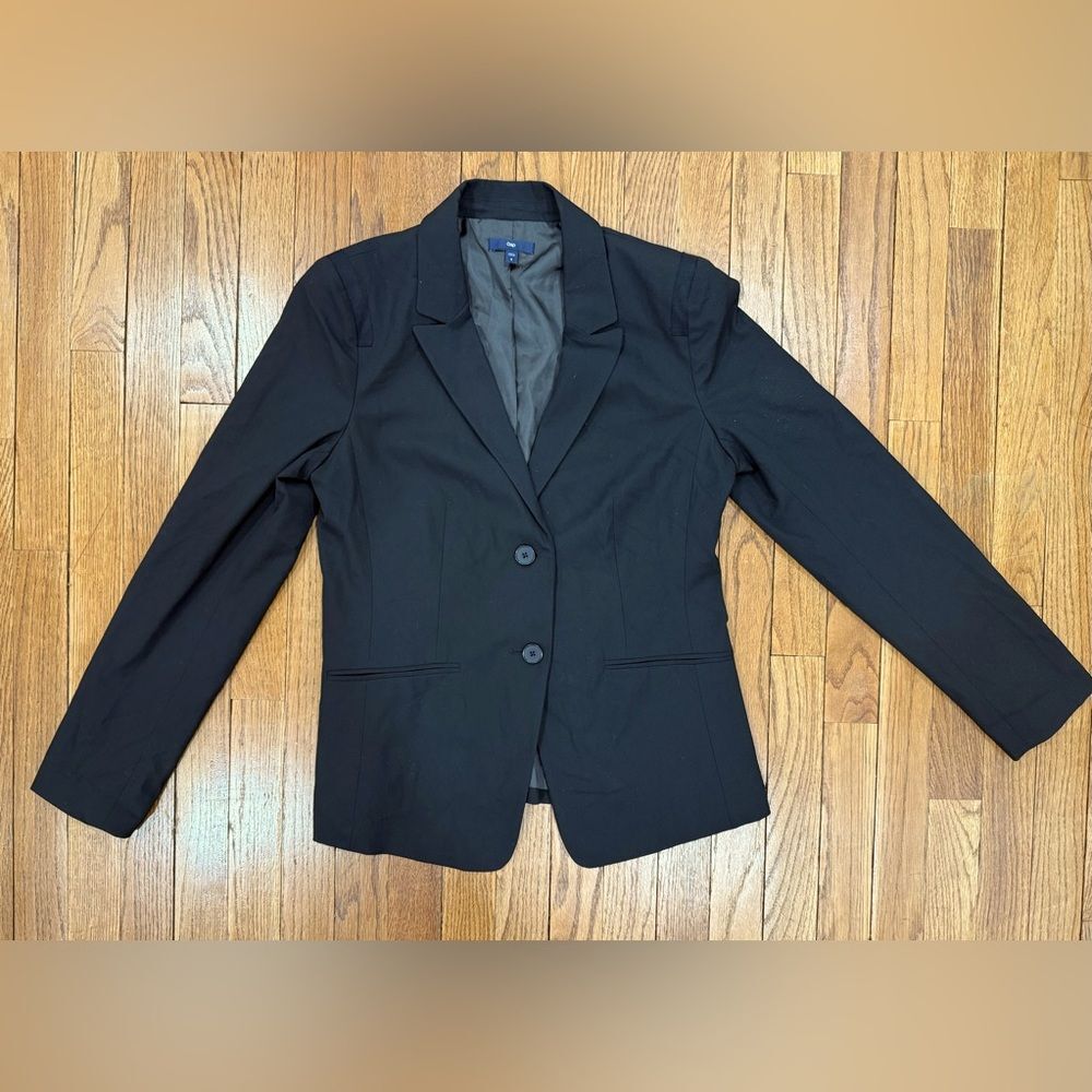 Gap Black Tailored Blazer Jacket Women’s Size 8 Classic Work Office